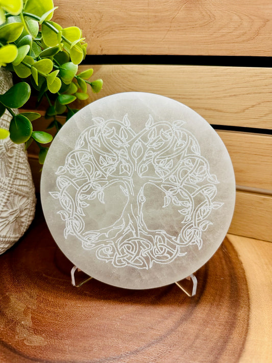 Selenite Coasters