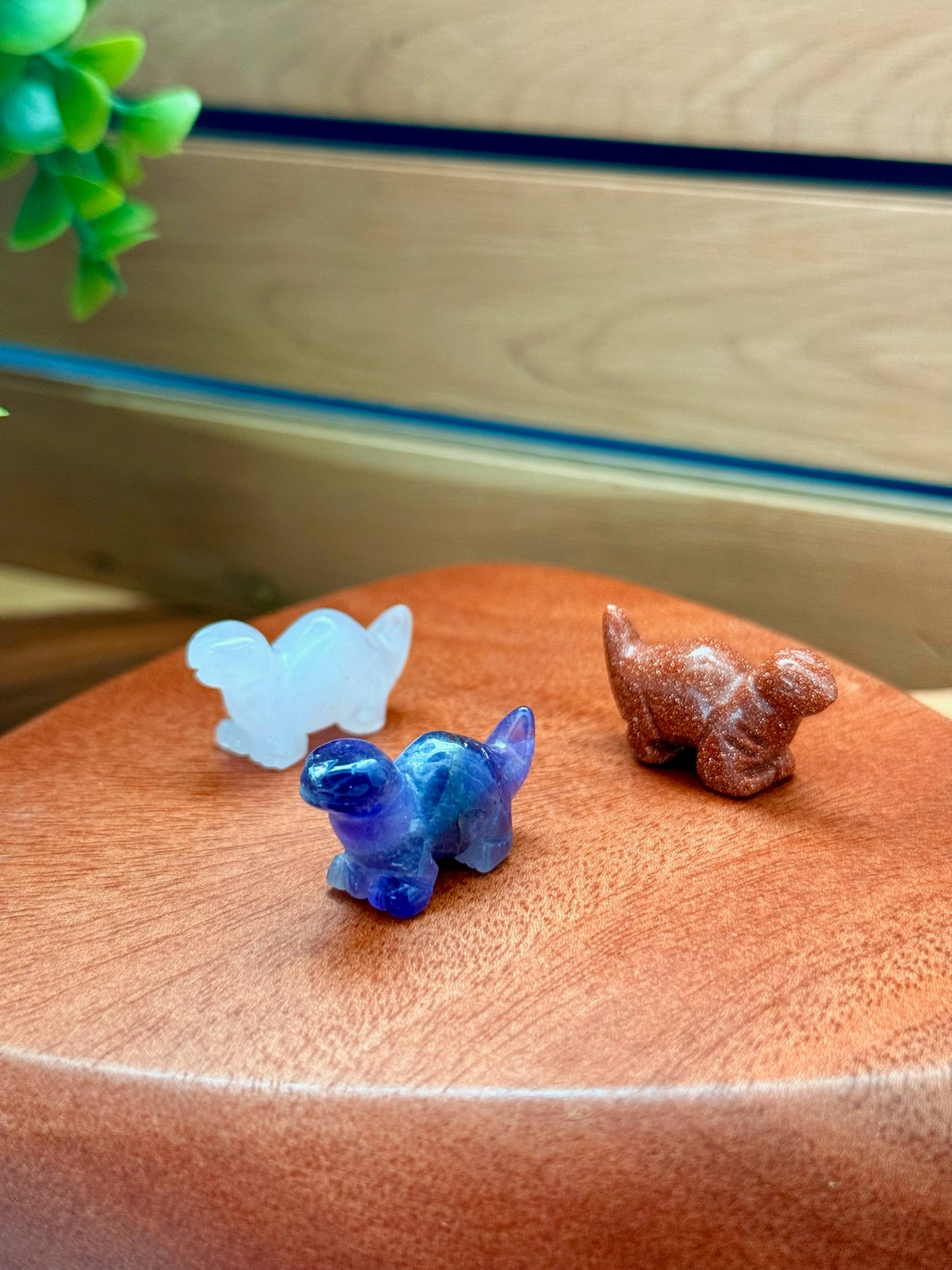 Mini Stone Dinosaur Carvings