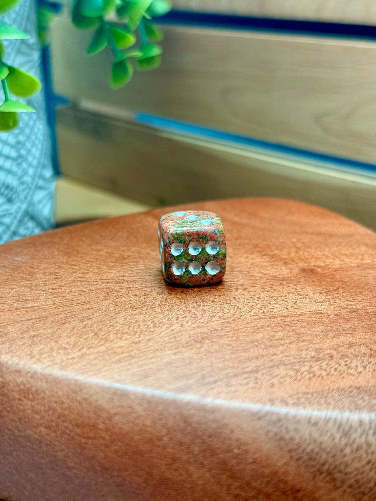 Hand Carved Stone Dice (6 sided)