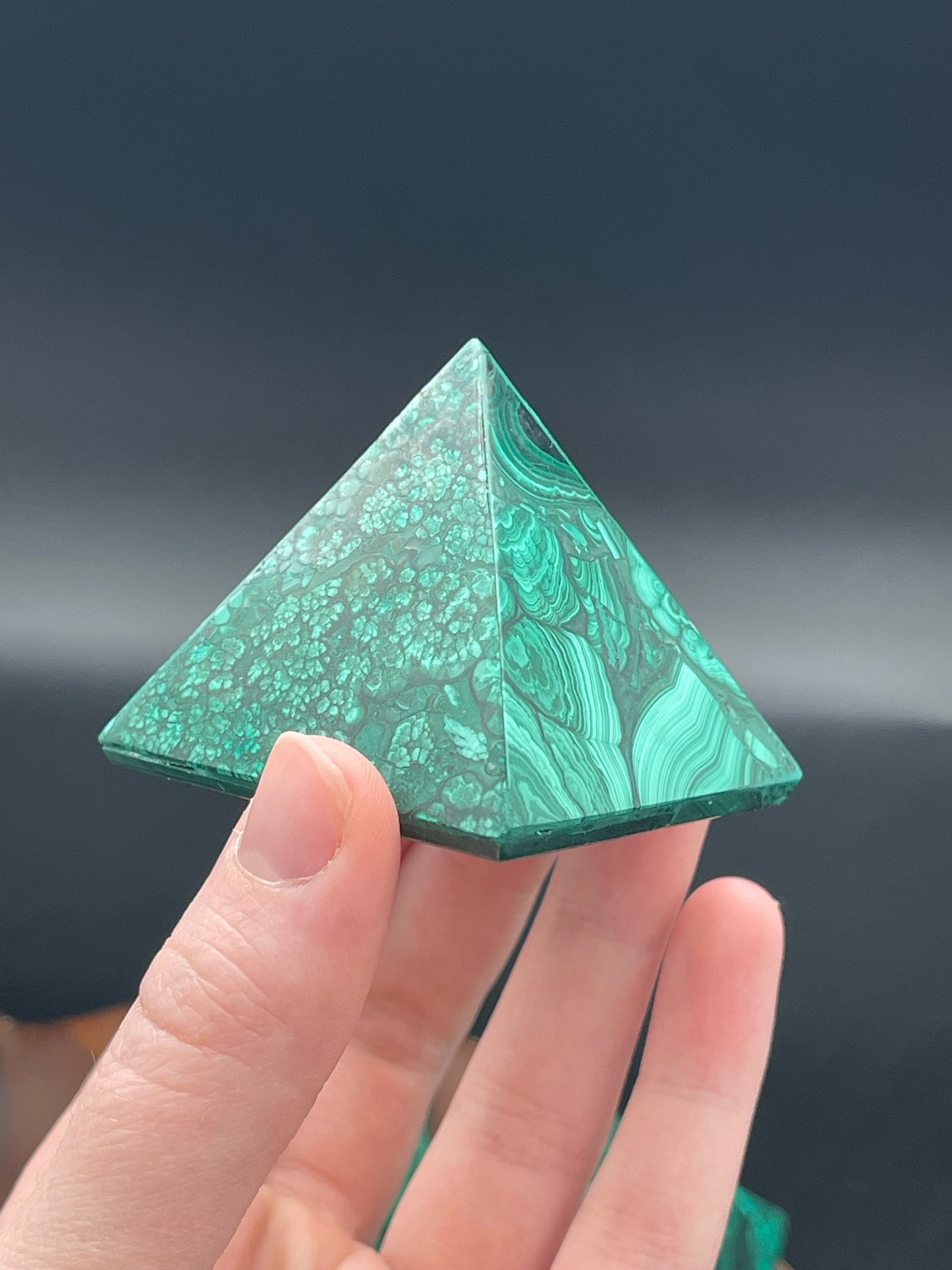 Malachite Pyramids