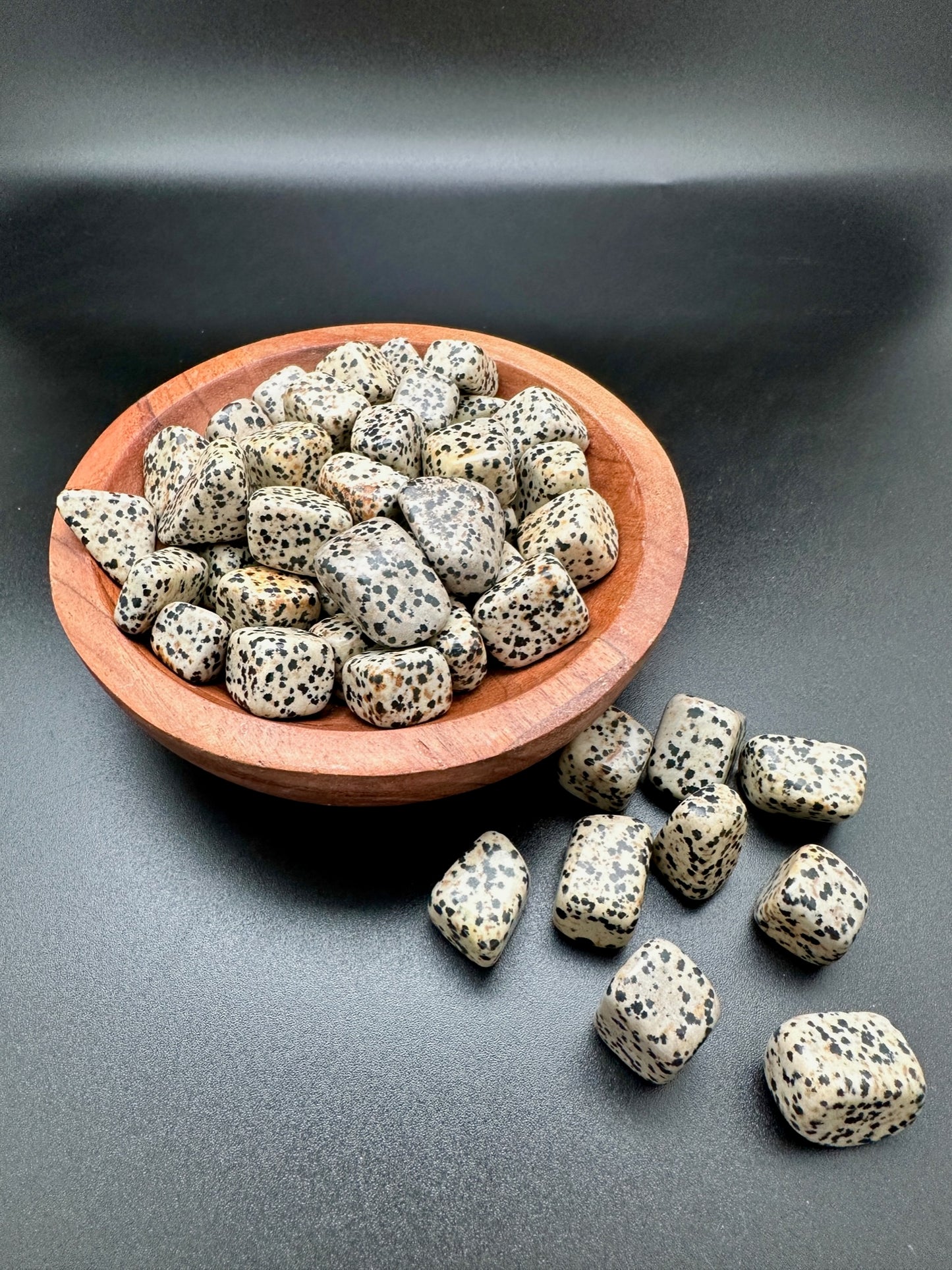 Dalmatian Jasper Tumbles
