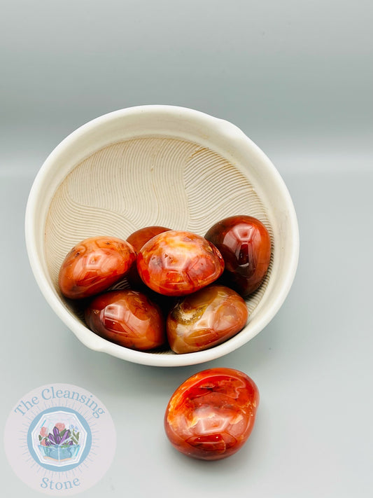 Carnelian Palm Stone