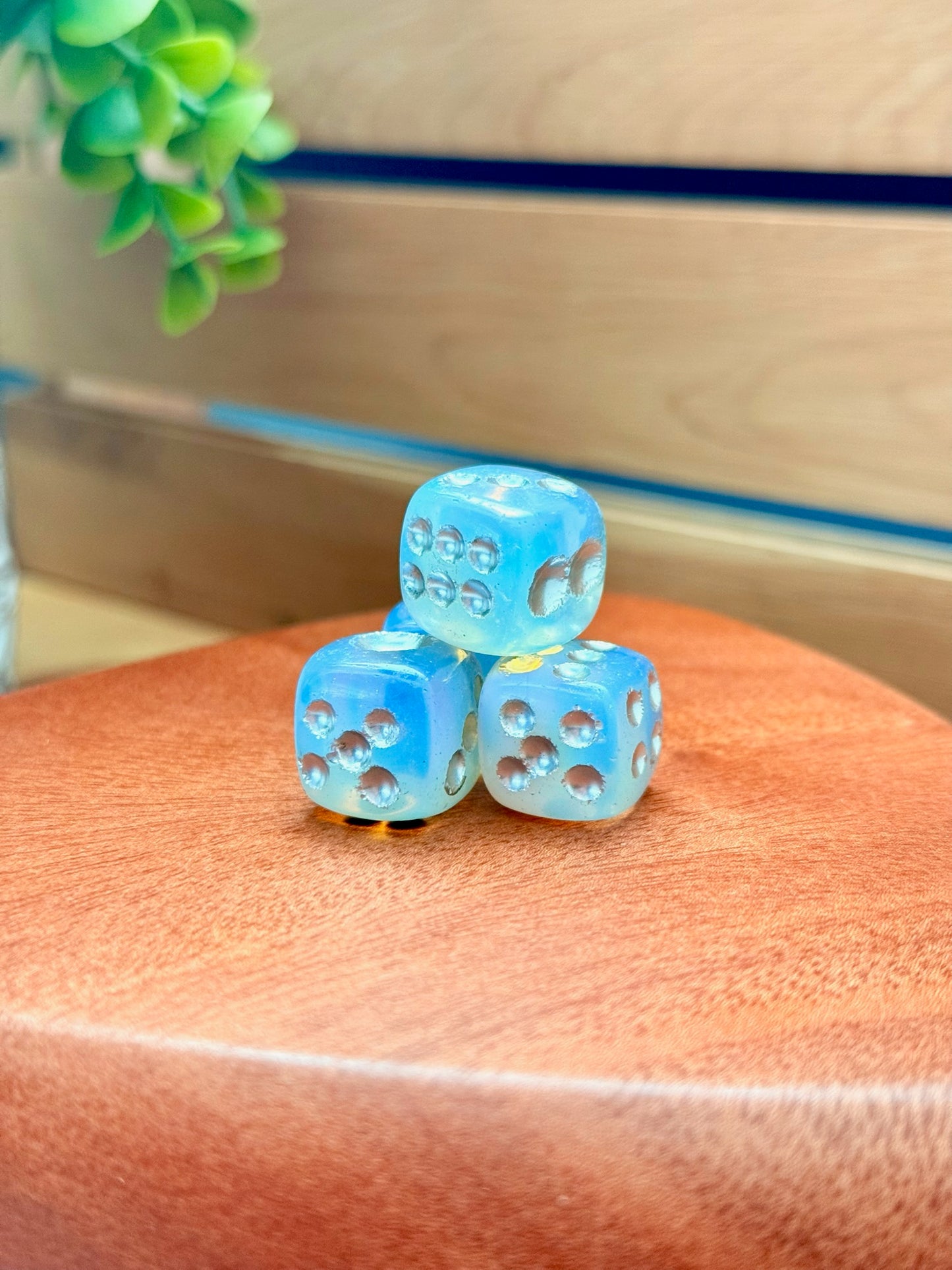 Hand Carved Stone Dice (6 sided)