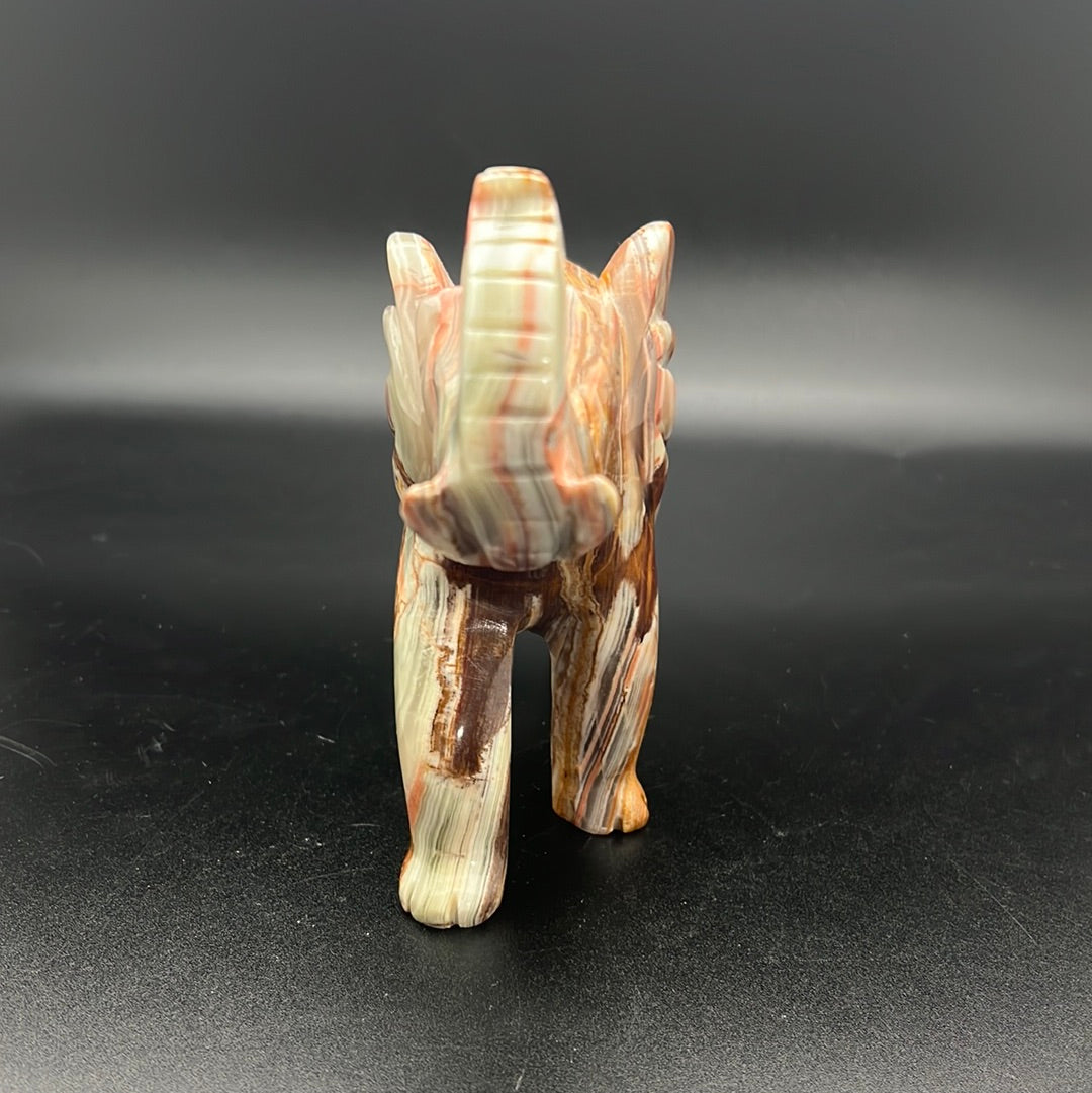 Green Onyx Elephant