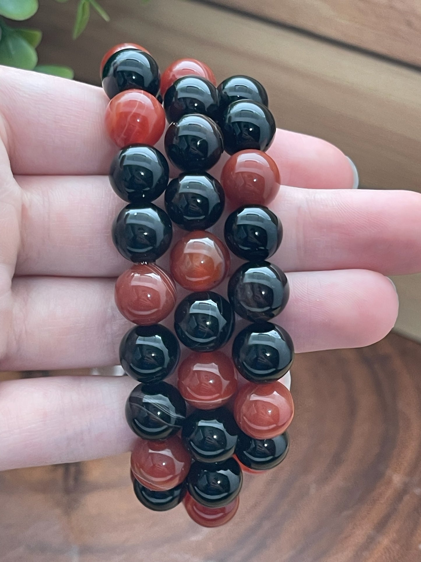 Botswana Agate and Sardonyx Bracelet