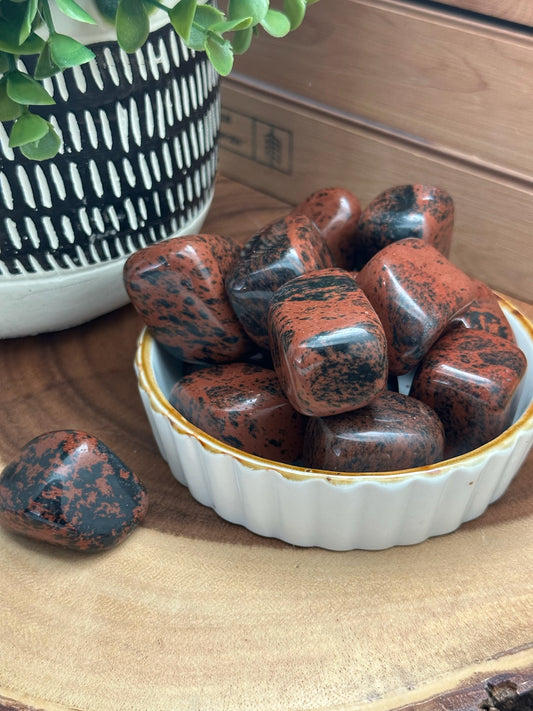 Mahogany Obsidian Tumbles