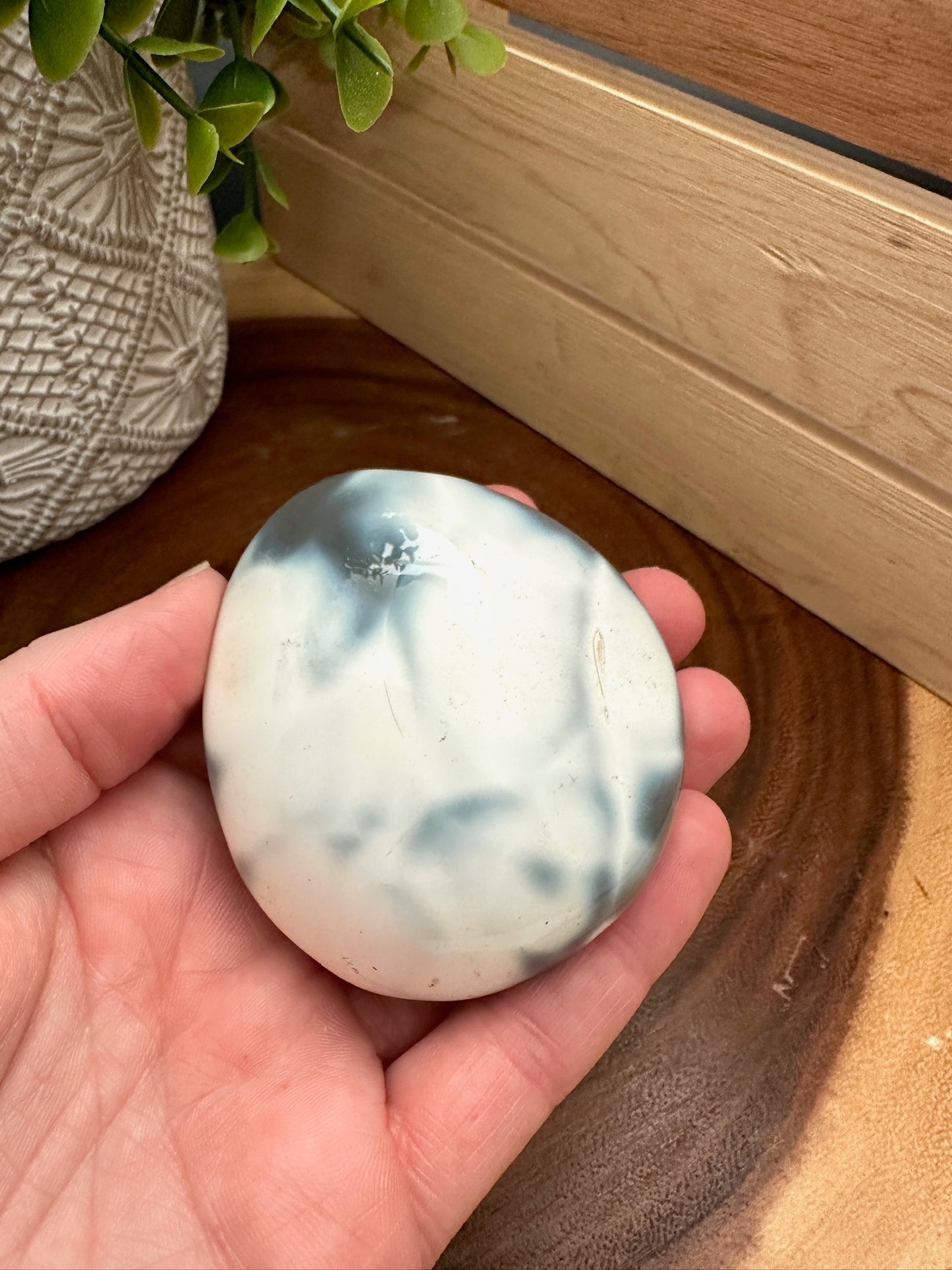 Orca Agate Large Palm Stones