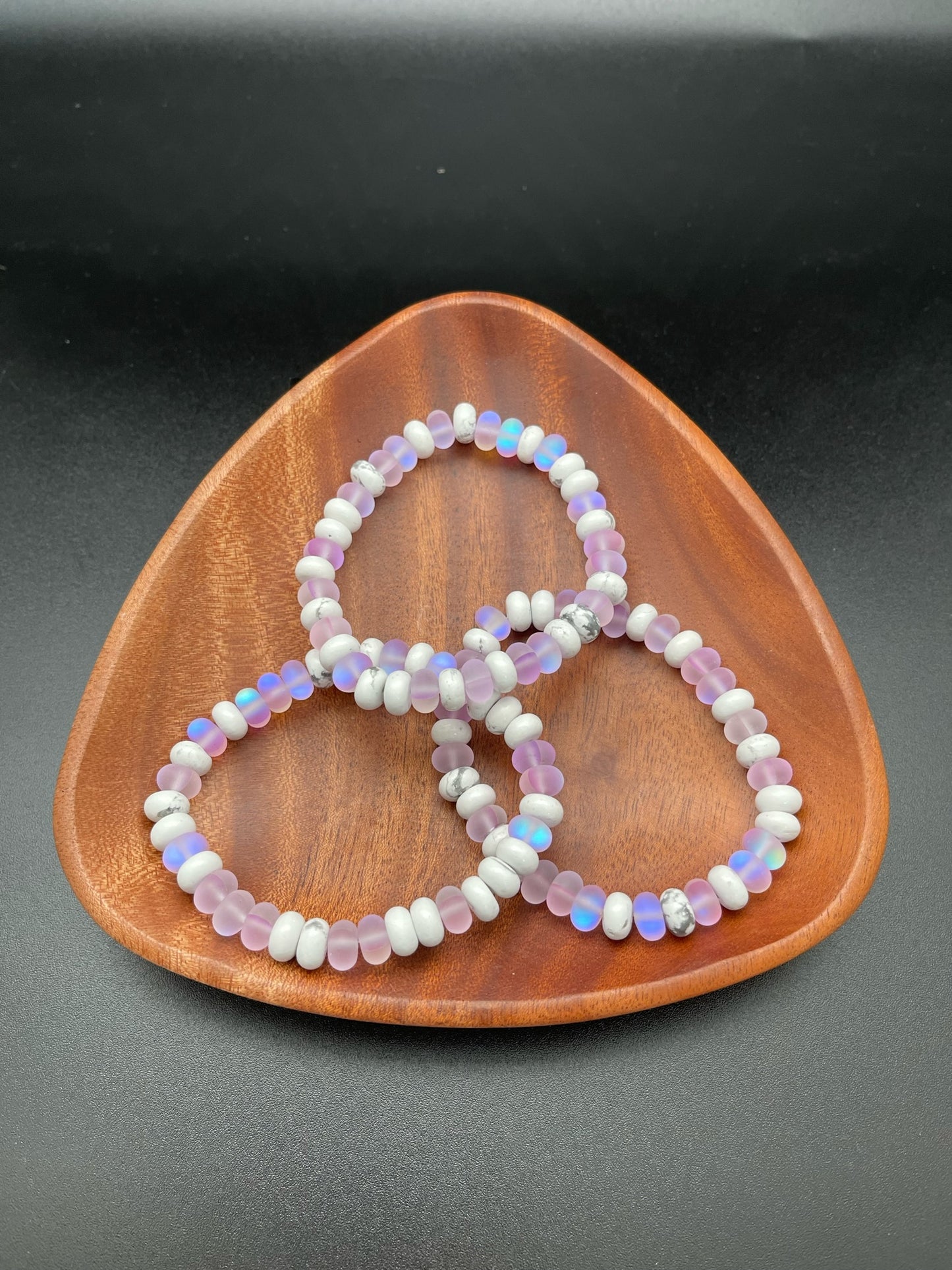 Howlite and Purple Mystic Bracelet