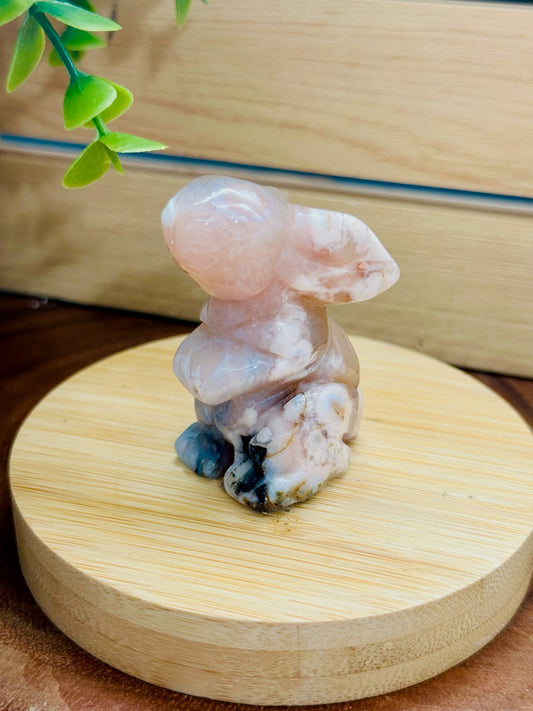 Stone Rabbit Carvings