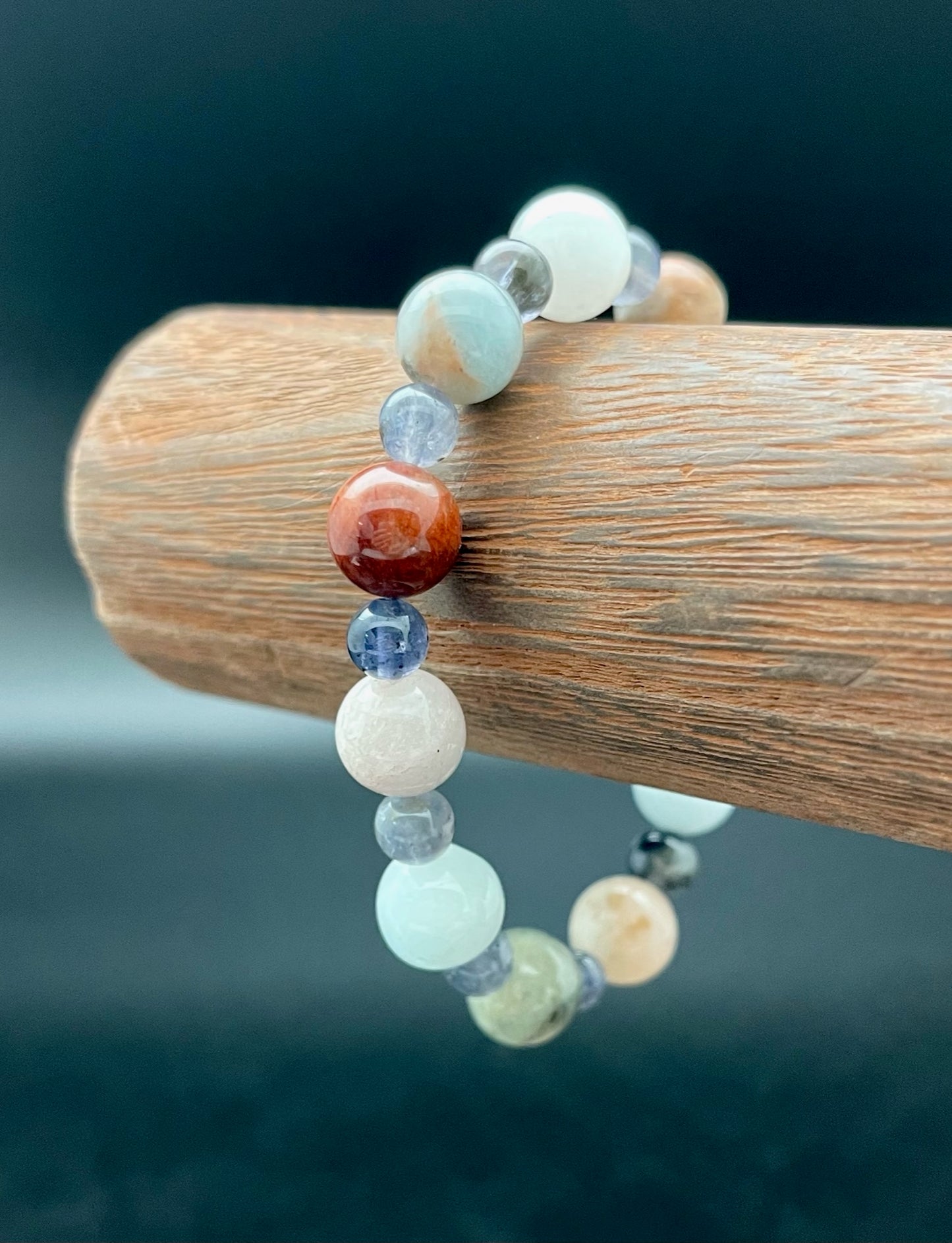 Beryl and Iolite Bracelet