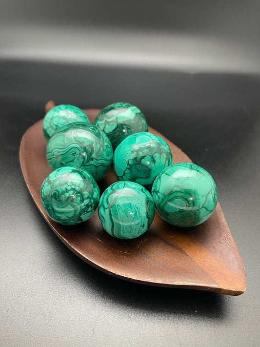 Malachite Spheres