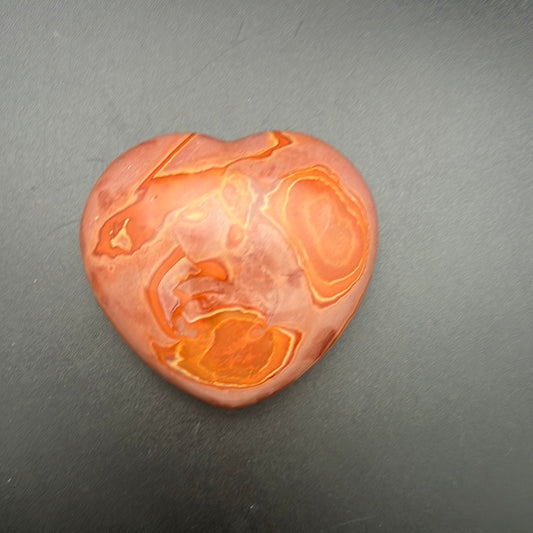 Polychrome Jasper Heart 3”