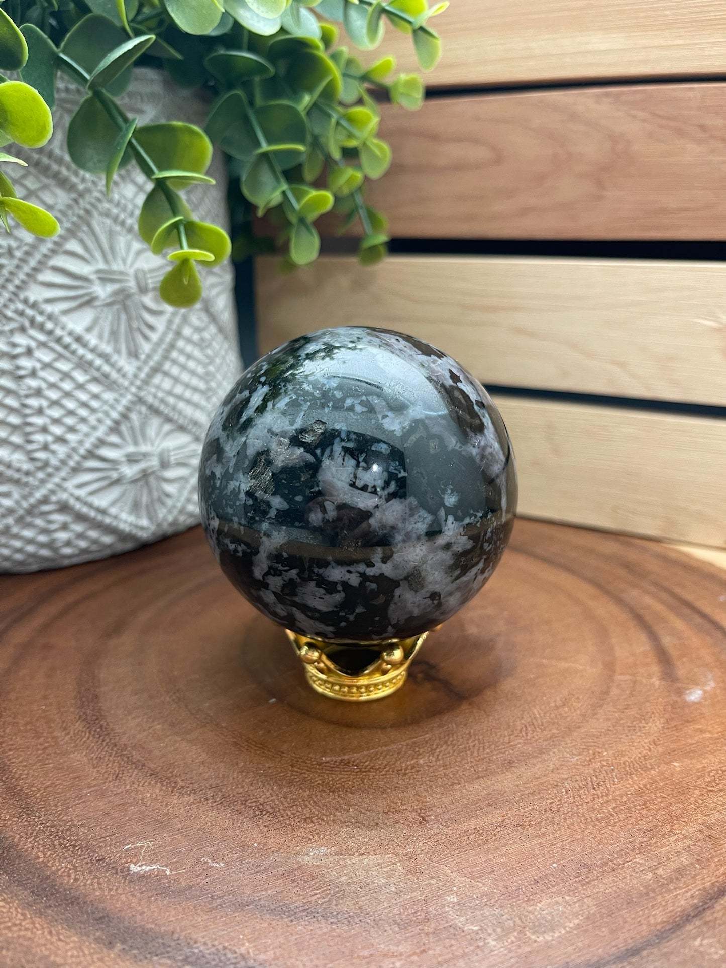 Indigo Gabbro Sphere