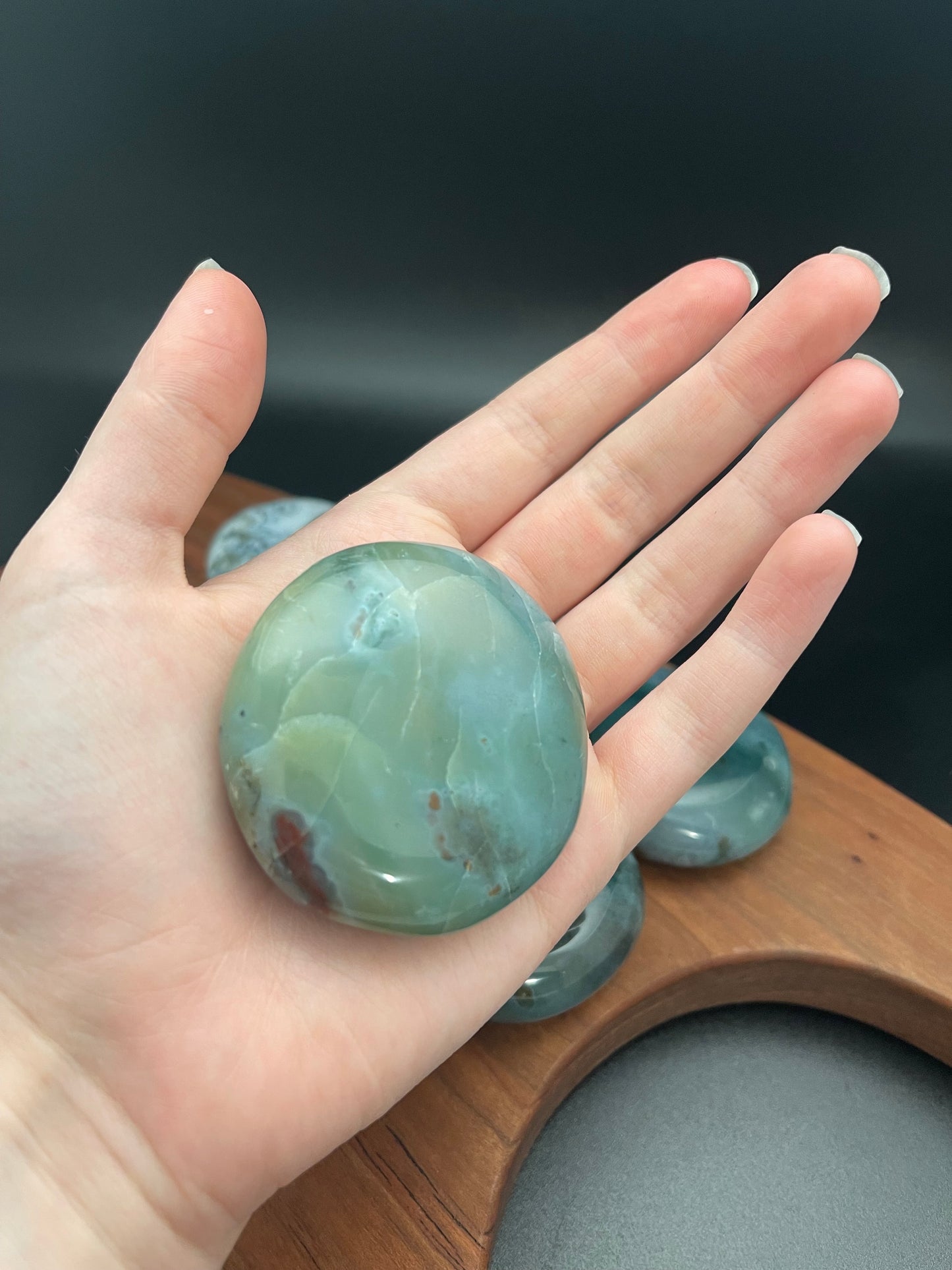 Ocean Jasper Medium Palm Stone