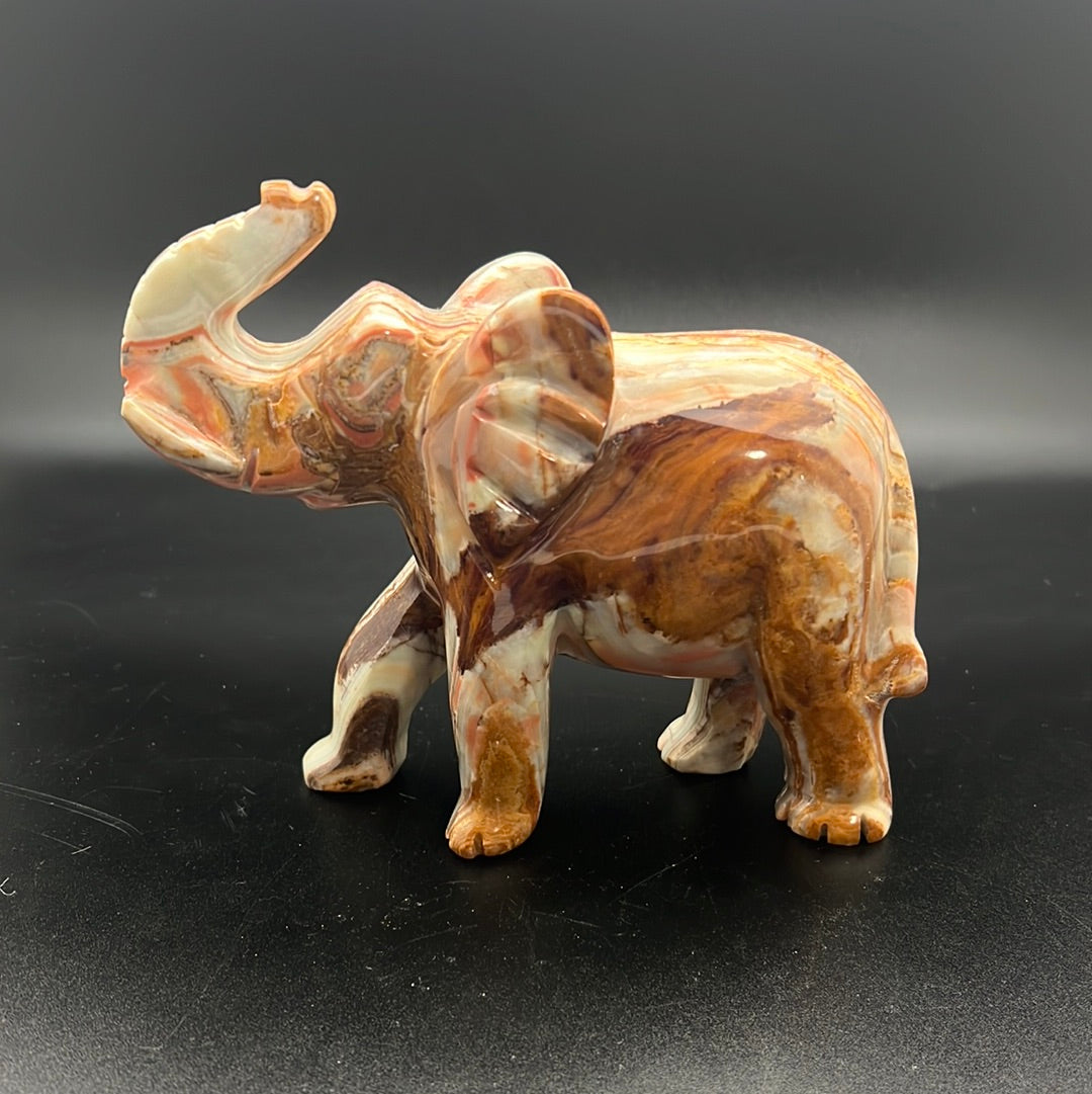 Green Onyx Elephant