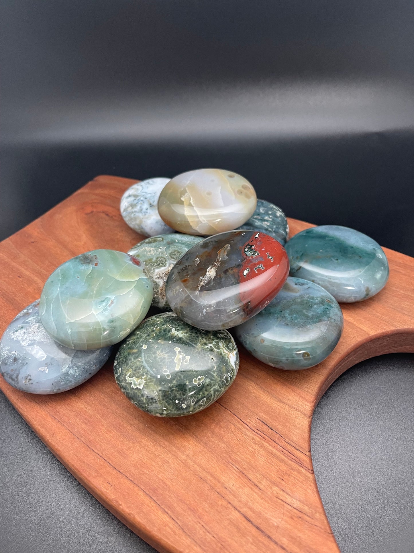 Ocean Jasper Medium Palm Stone