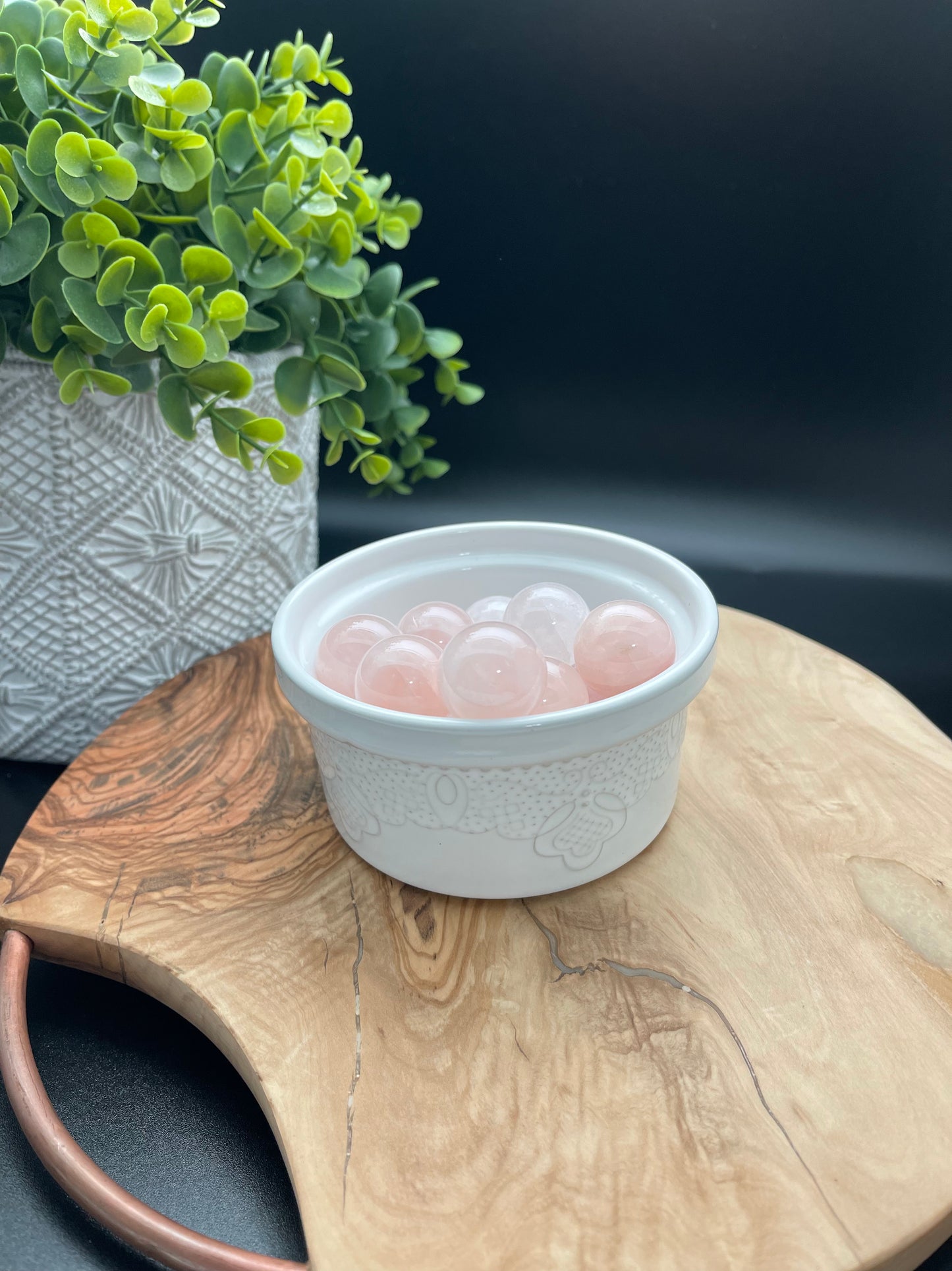 Rose Quartz Small Spheres