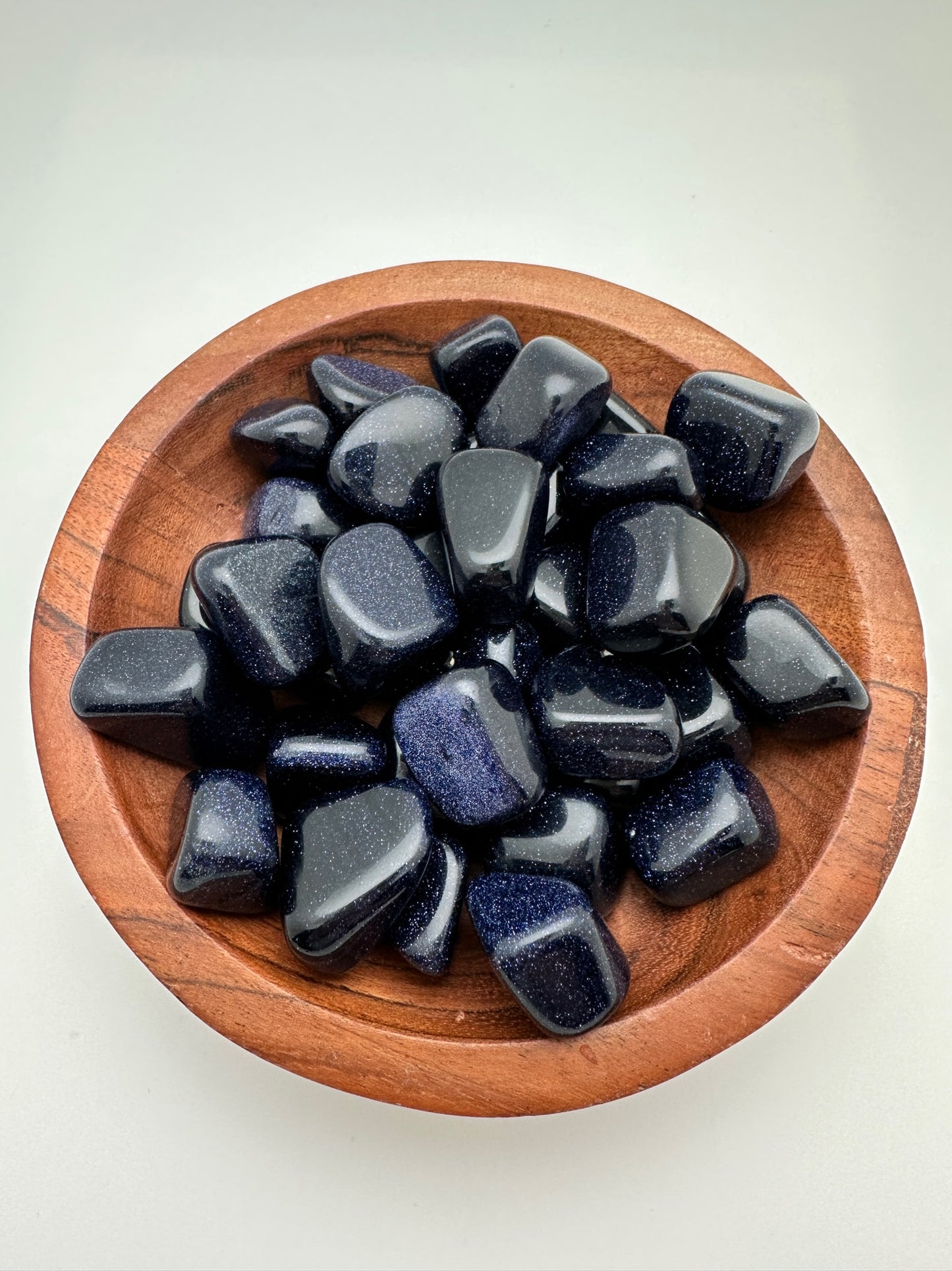 Blue Goldstone Tumbles