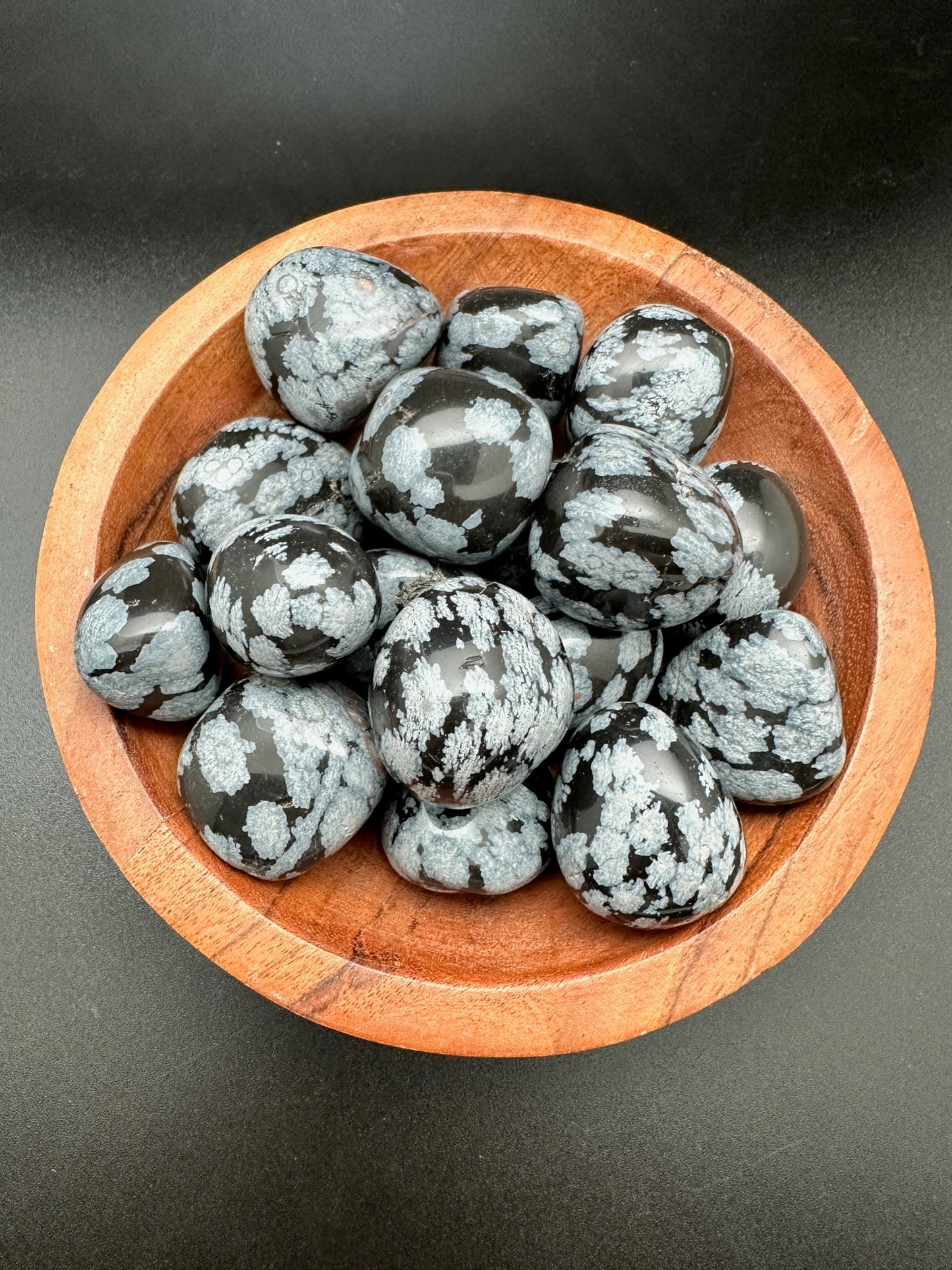 Snowflake Obsidian Large Tumbles