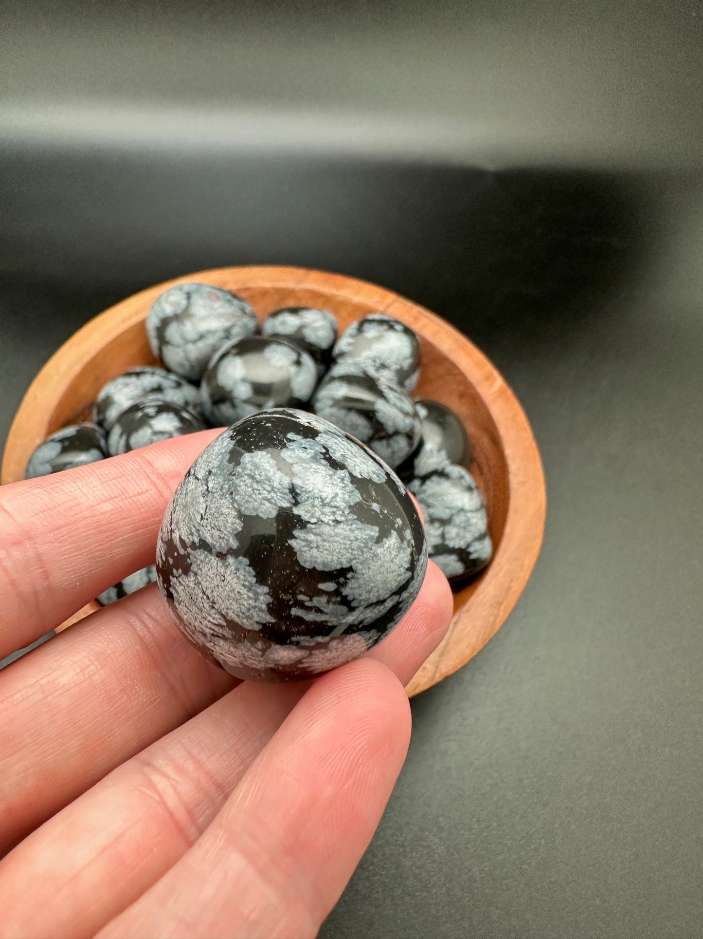 Snowflake Obsidian Large Tumbles