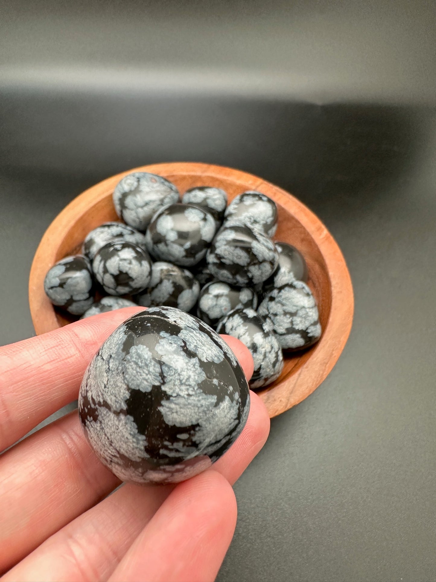 Snowflake Obsidian Large Tumbles