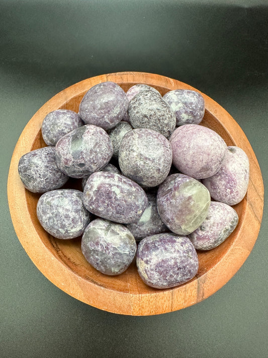 Lepidolite Tumbles