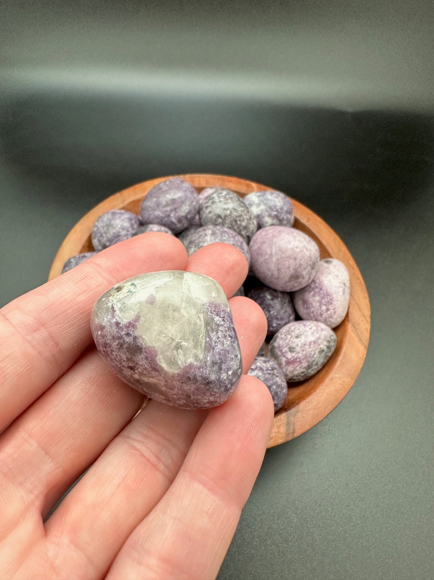 Lepidolite Tumbles