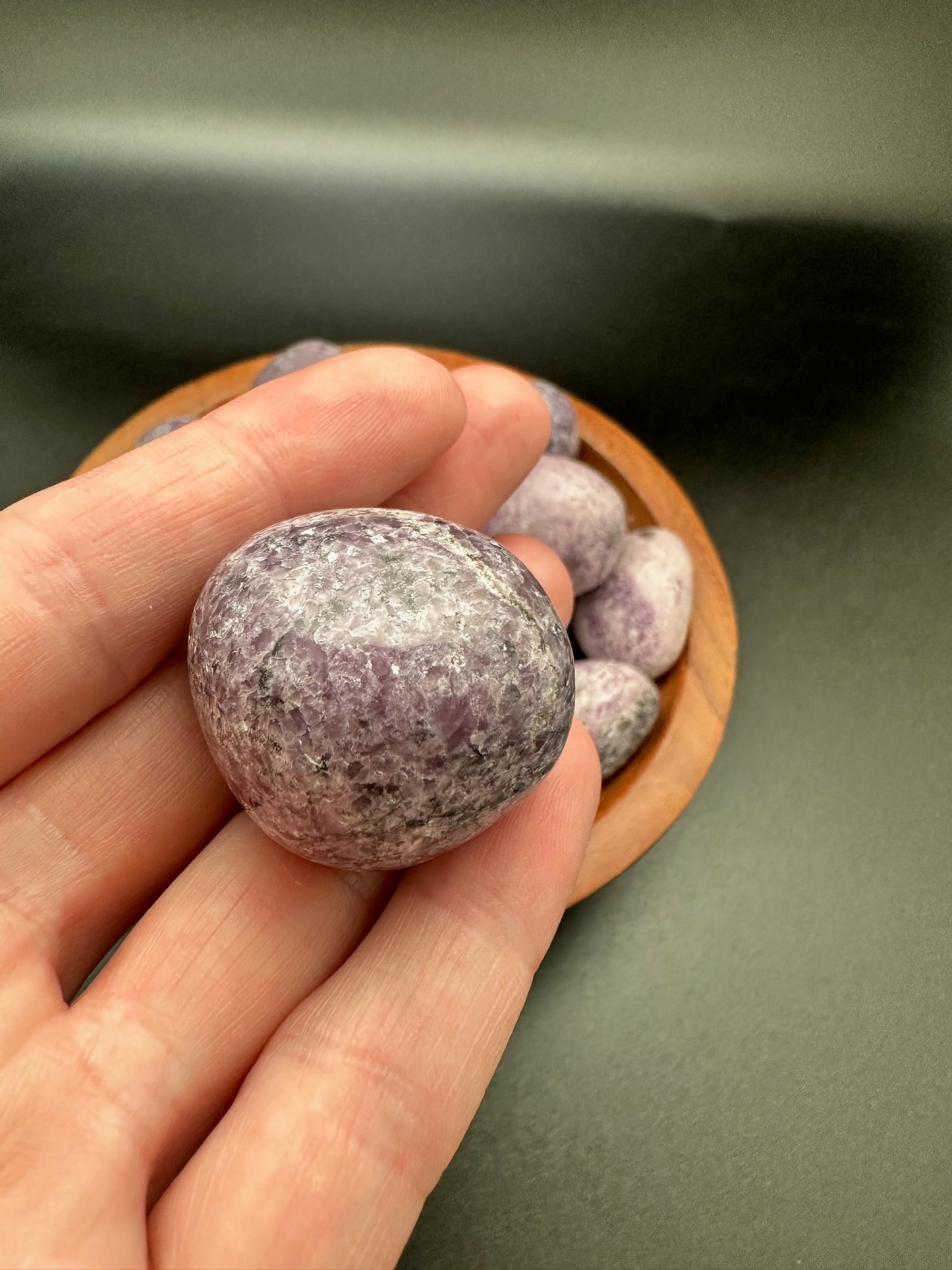 Lepidolite Tumbles