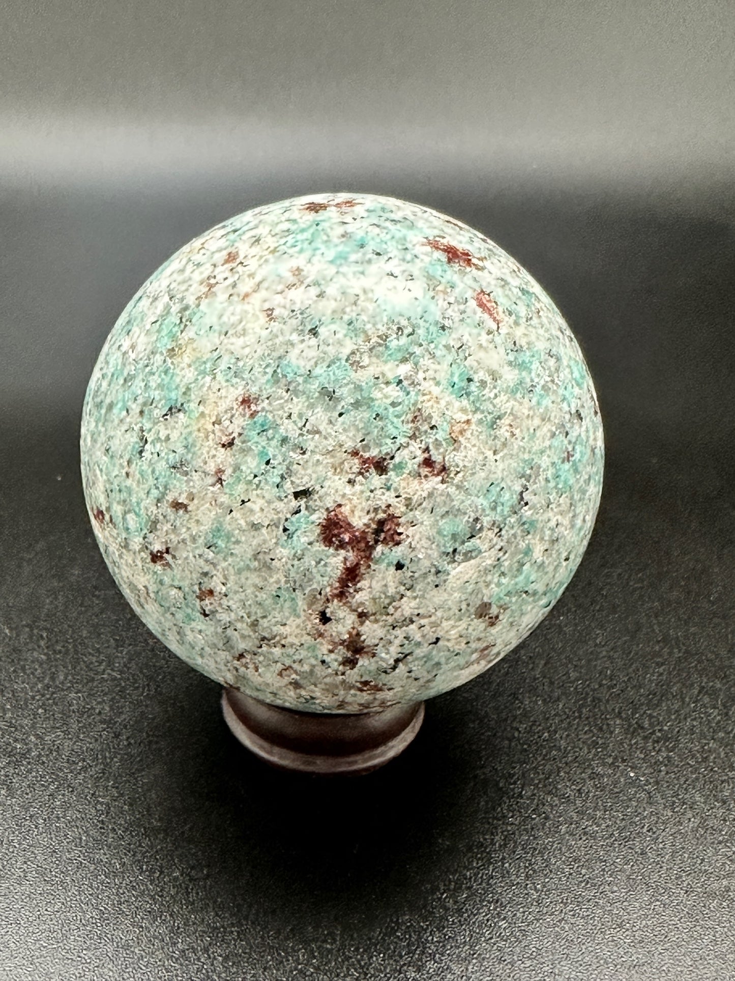 Ruby in Fuchsite Sphere