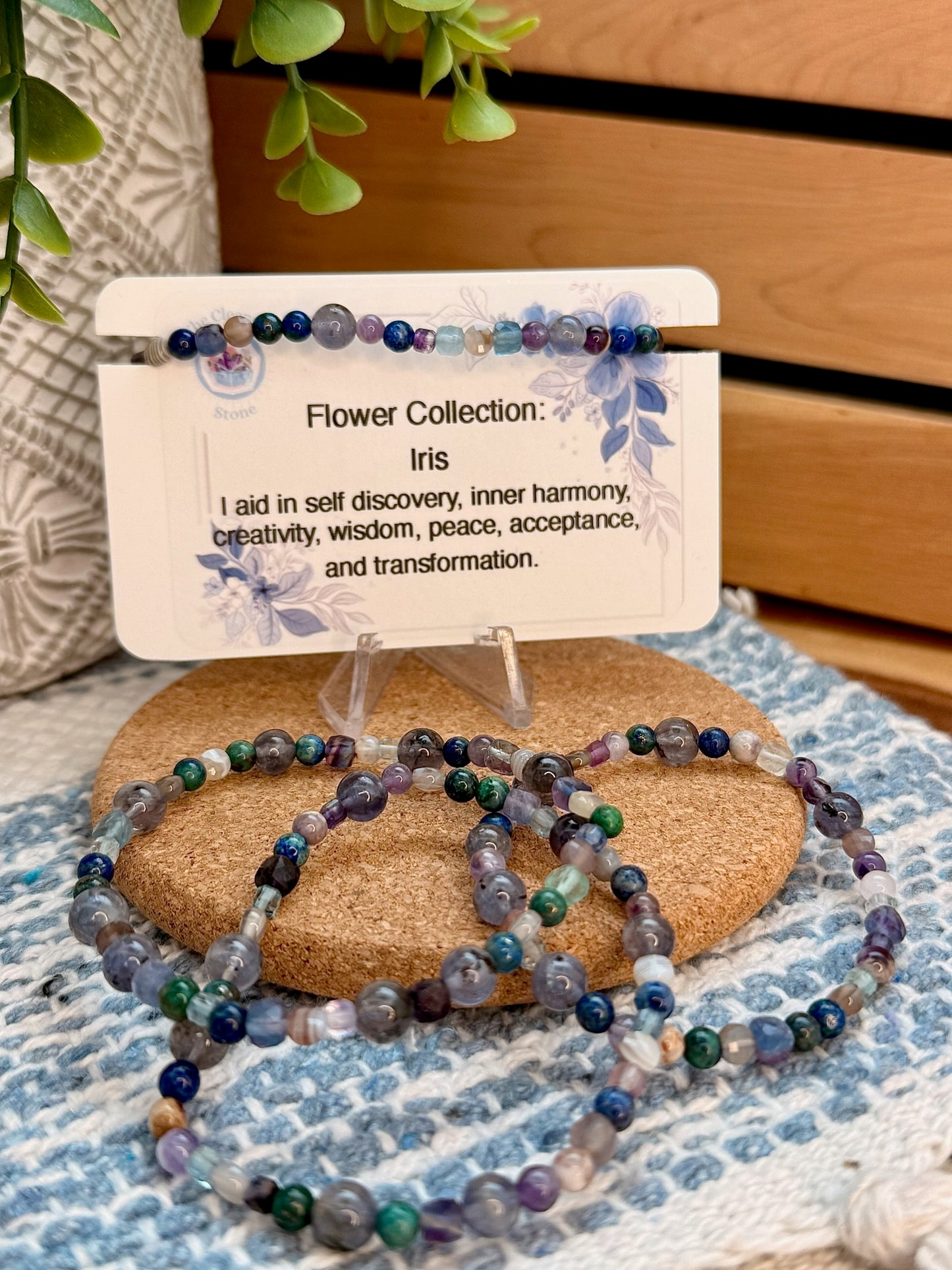 Iris Flower Bracelet
