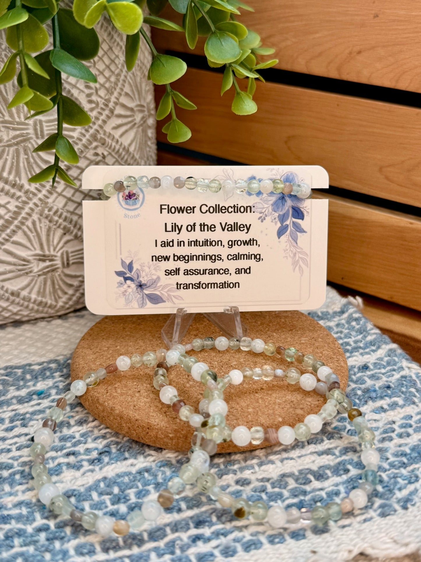 Lily of the Valley Flower Bracelet
