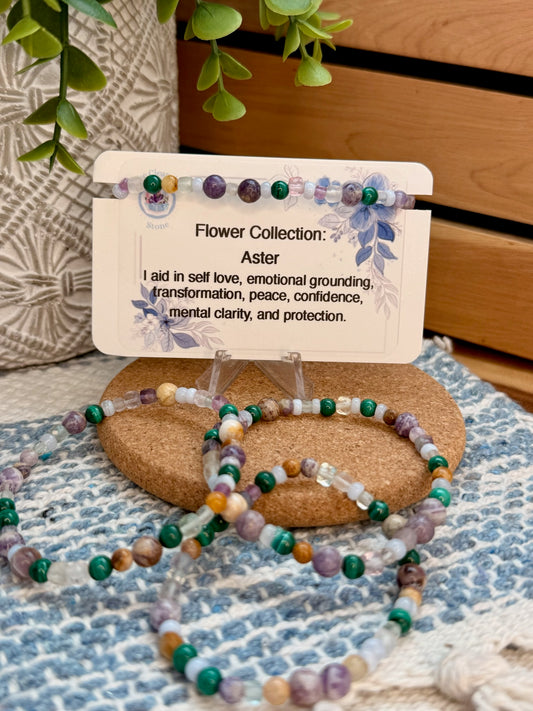 Aster Flower Bracelet