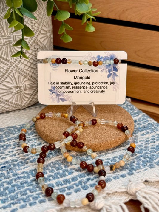 Marigold Flower Bracelet