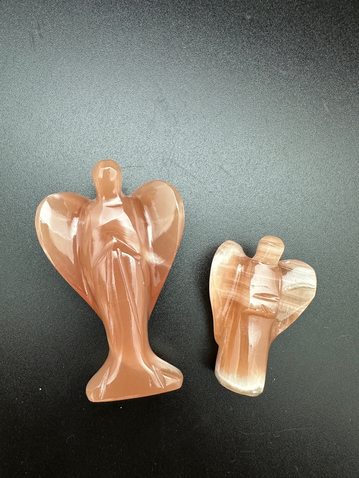 Calcite Angel Carvings