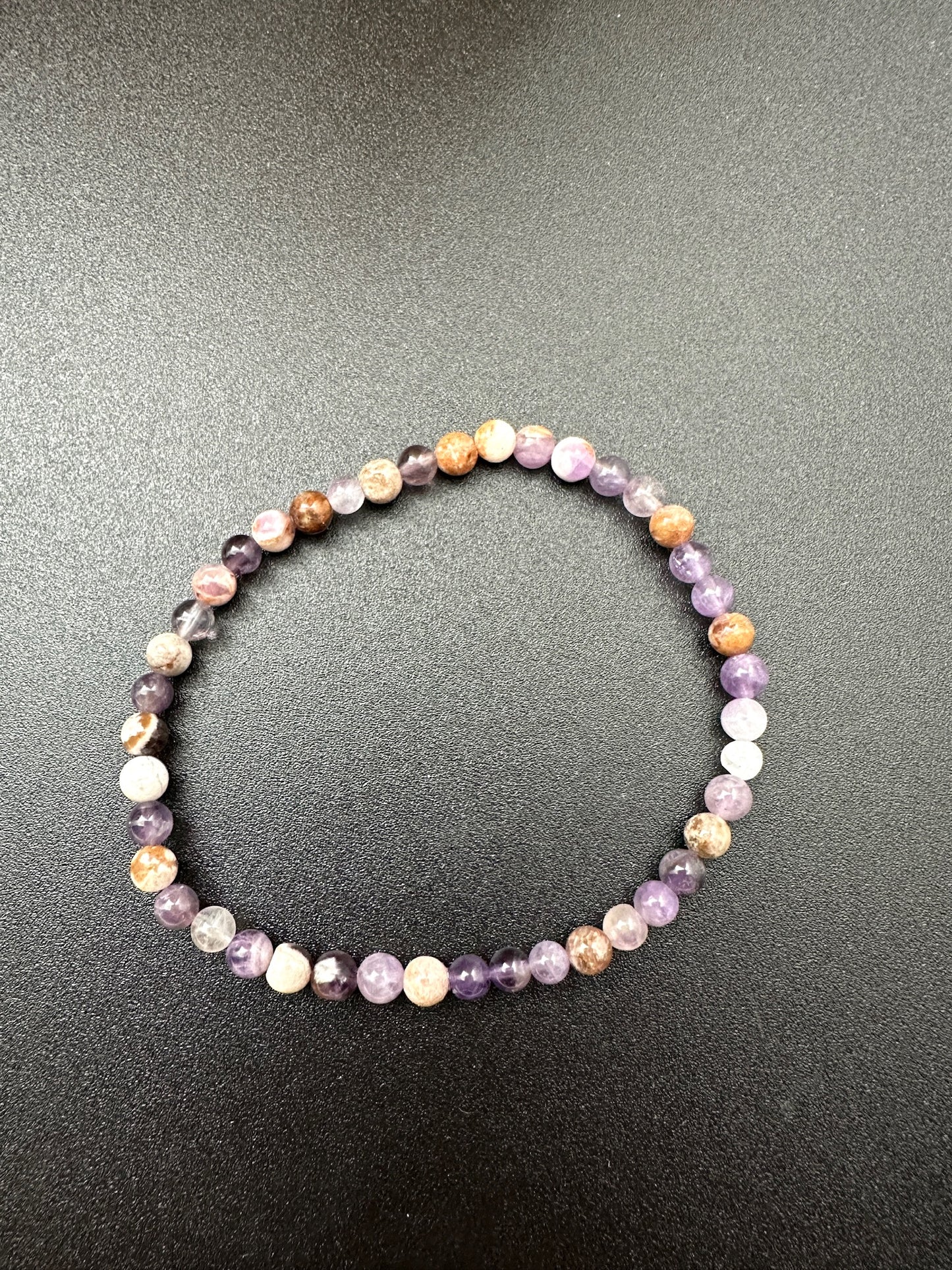 Chevron Amethyst Bracelet