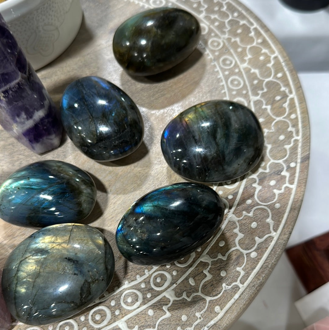 Labradorite Palm Stones