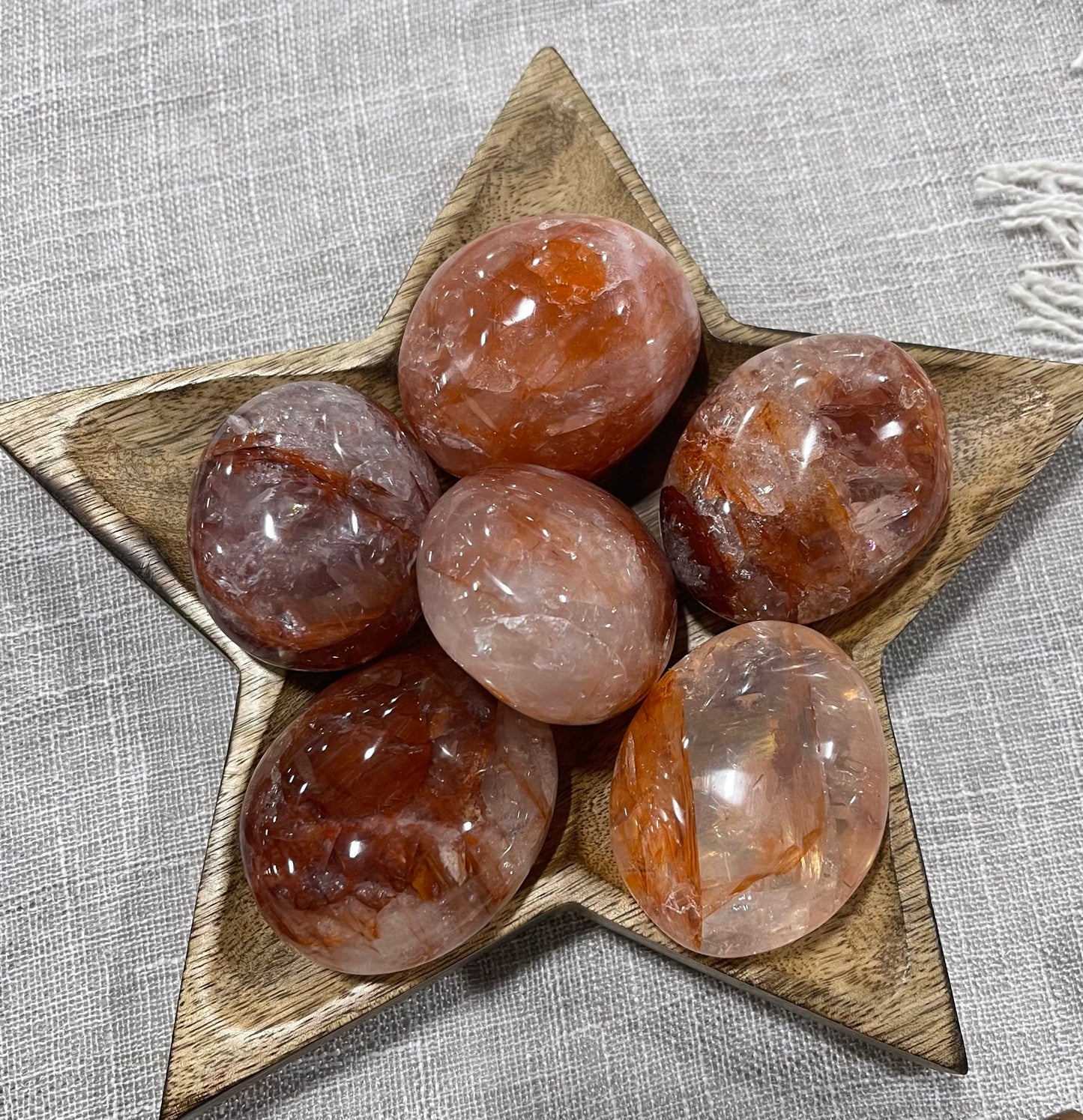 Heated Fire Quartz Palm