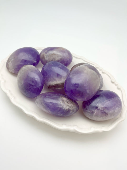 Amethyst Medium Palm Stones