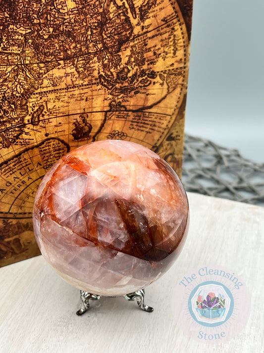 Heated Fire Quartz Sphere