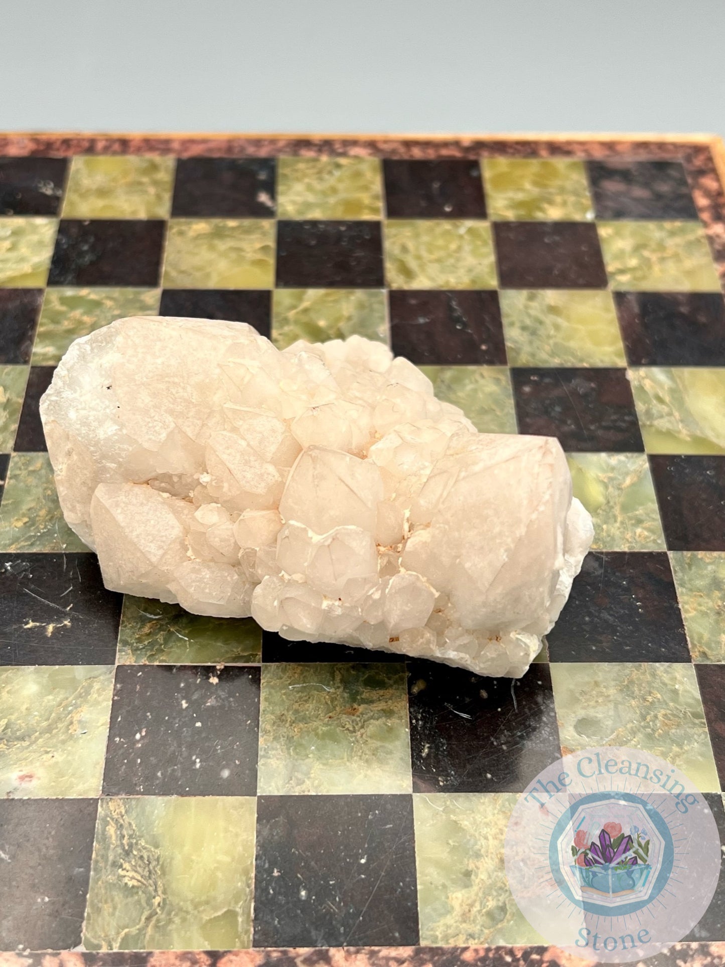 Natural White Quartz Crystal Cluster from Boekenhouthoek, South Africa