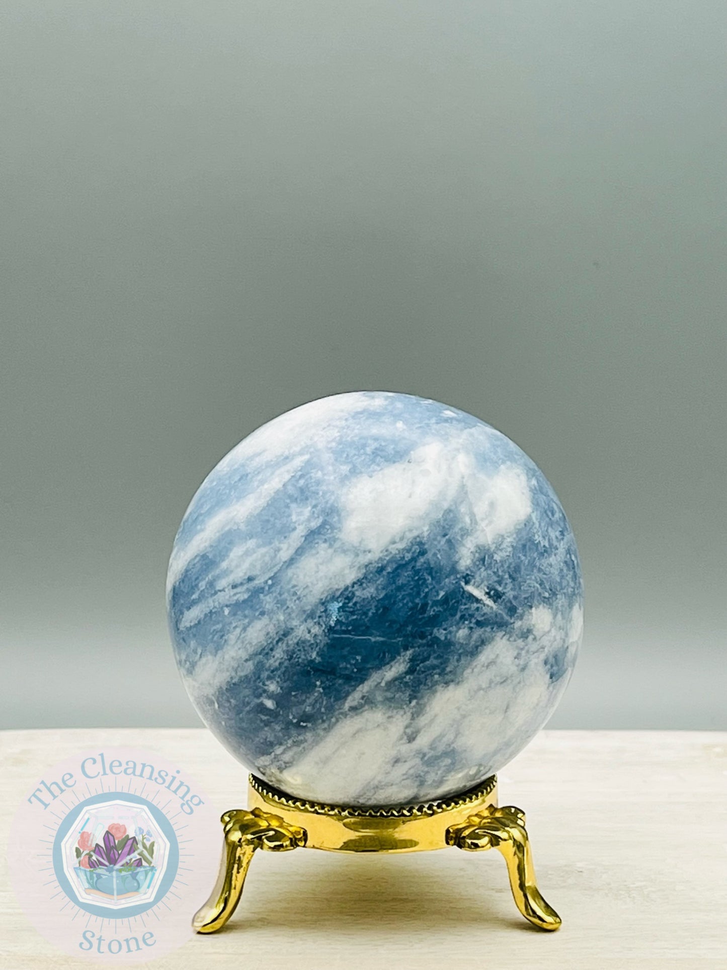 Blue Calcite Sphere