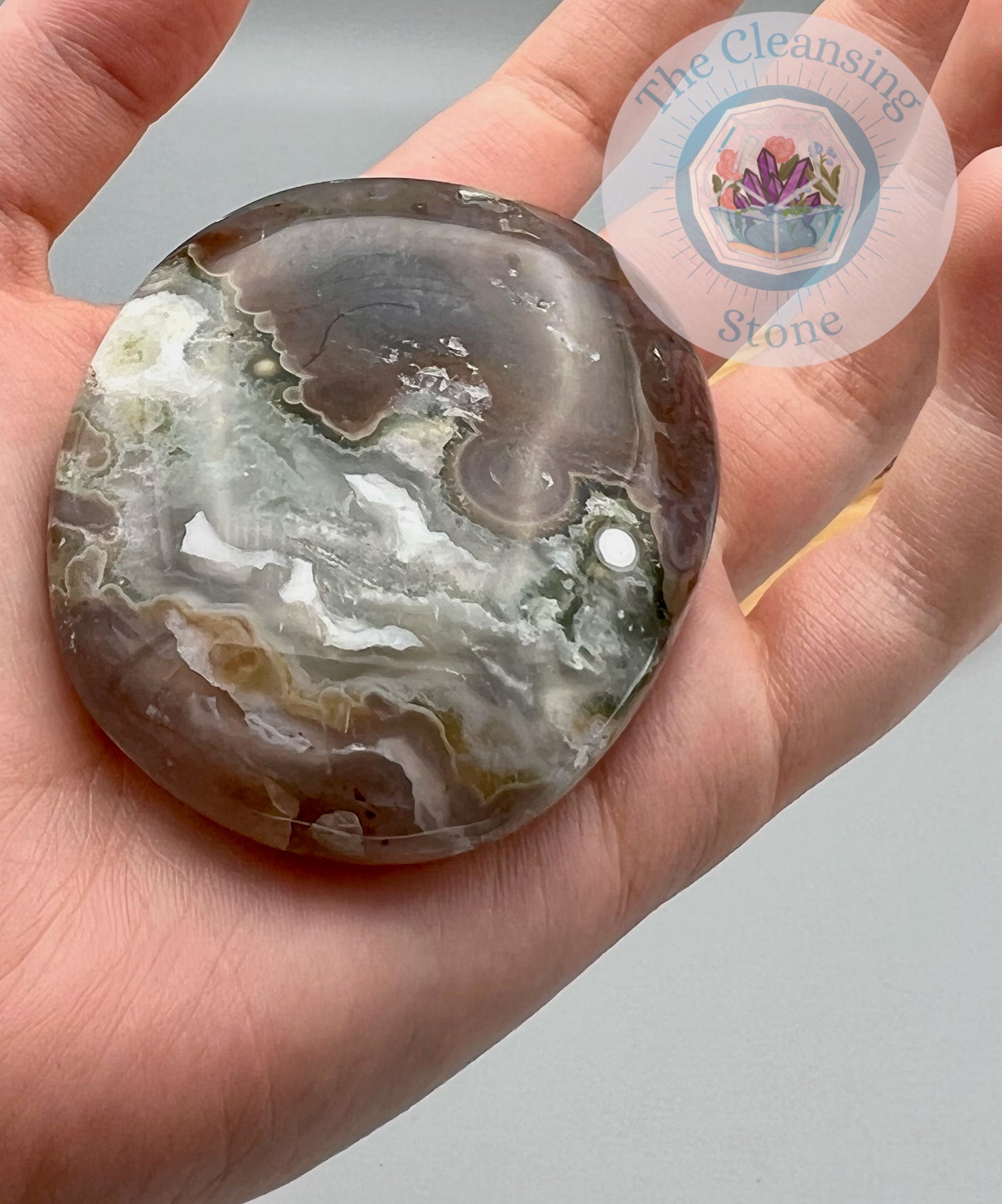 Ocean Jasper Large Palm Stones