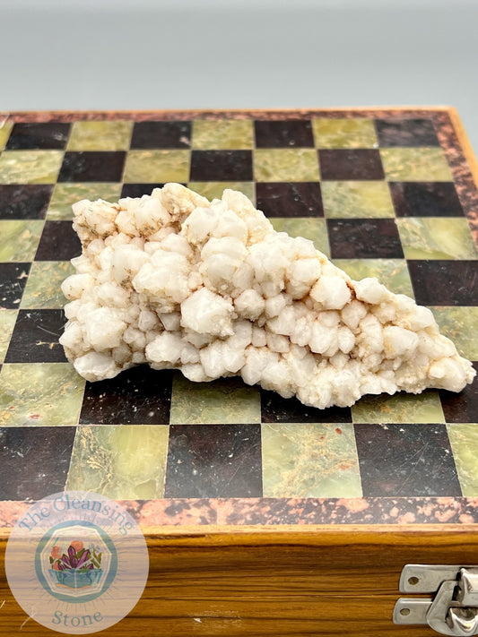 Natural White Quartz Crystal Cluster from Boekenhouthoek, South Africa