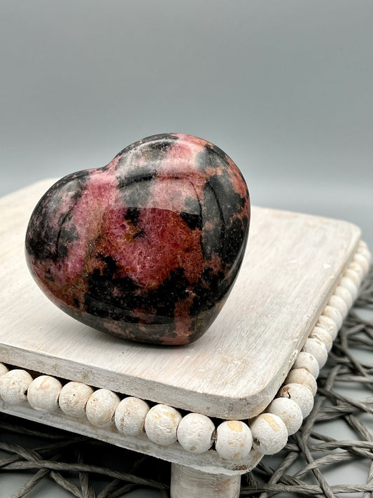 Rhodonite Heart