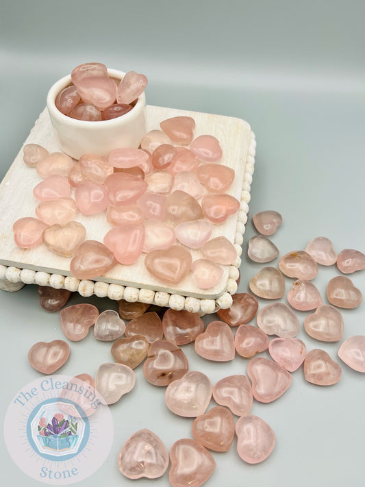 Rose Quartz Hearts 2-3 cm