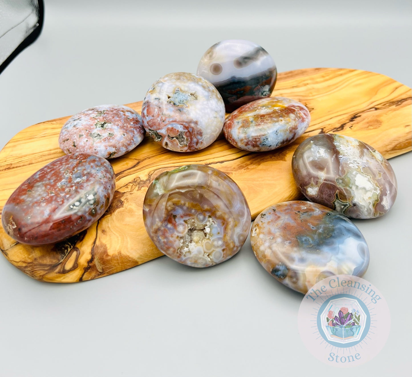 Ocean Jasper Large Palm Stones