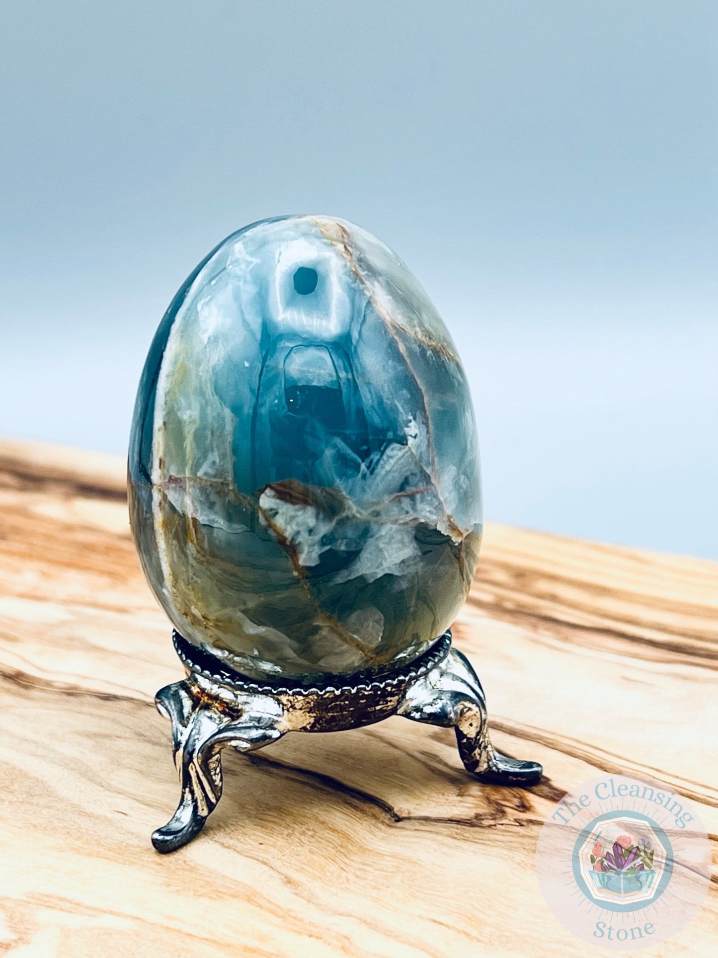 Blue Sky Onyx Egg