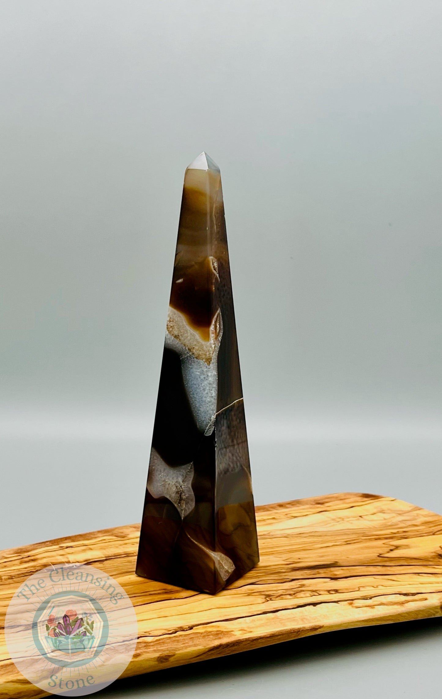 Brazilian Brown Agate Tower