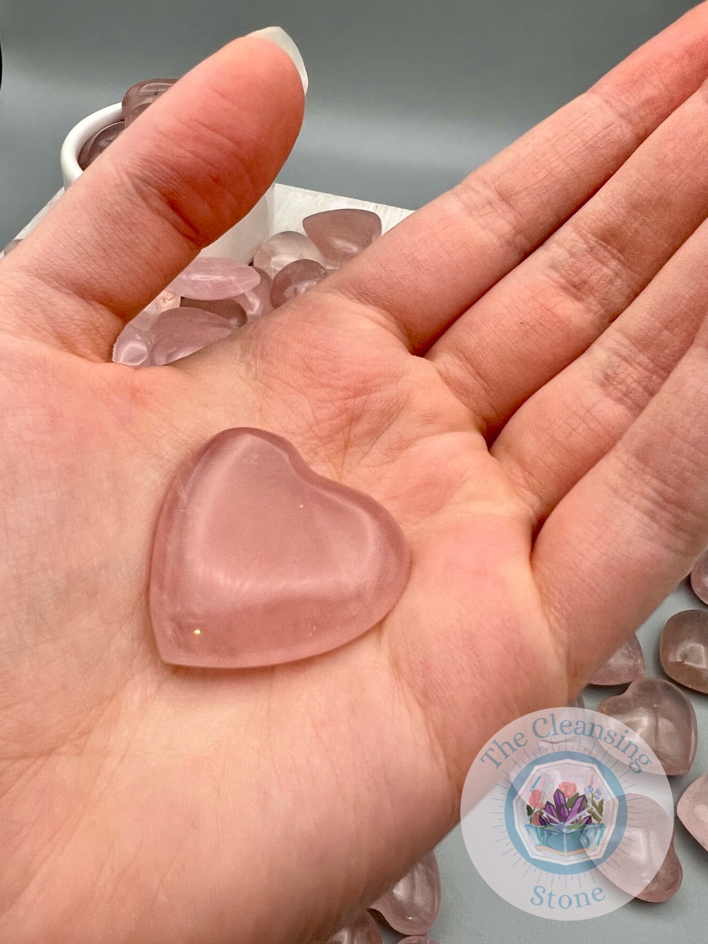 Rose Quartz Hearts 2-3 cm