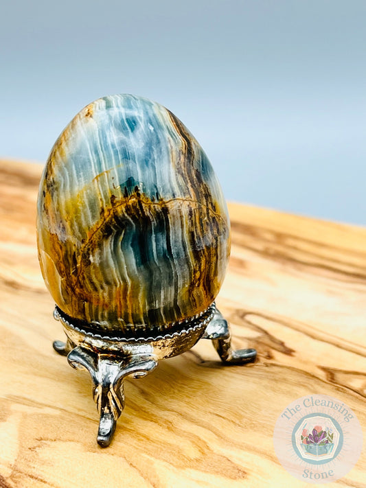 Blue Sky Onyx Egg